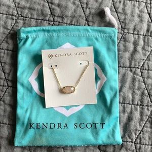 Kendra Scott Elisa Gold/Pink Pendant Necklace